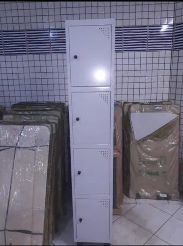 Armário roupeiro com 4 Portas Branco