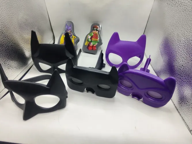 Máscaras Batman e Catwoman - Colecionáveis