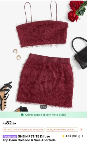 Conjunto shein P 
