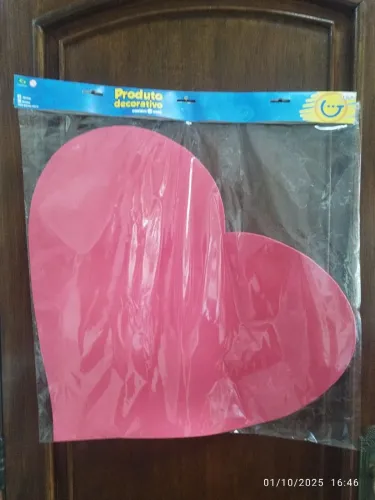 CORAÇÃO DE EVA VERMELHO