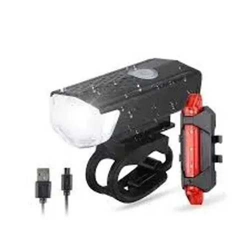 kit lanterna bike recarregável/entrega grátis jp