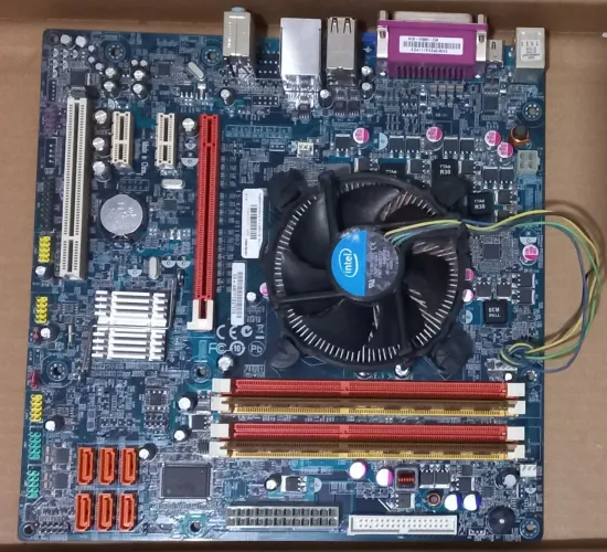 Placa Mãe ECS H55H-CM + i3-530 + Cooler Intel + 2 GB RAM