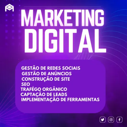 Marketing digital, Panfletos, Cartão de Visita, Redes sociais