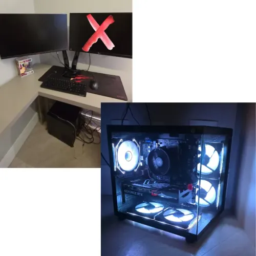 PC Gamer completo ryzen 5 5600 rtx4060 32gb Ram 512gb SSD