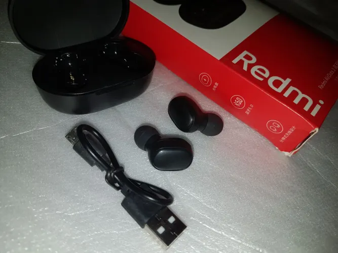 Fone de ouvido bluetooth sem fio Xiaomi Redmi Airdots 2