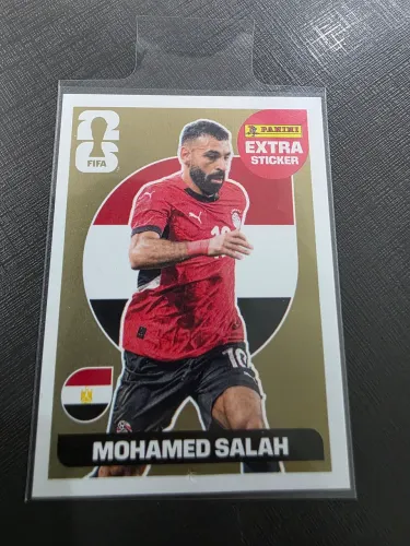FIGURINHA EXTRA STICKER OURO - MOHAMED SALAHFIGURINHA EXTRA STICKER OURO - MOHAMED SALAH