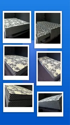 CAMA BOX CASAL SOLTEIRO CAMA KING E COLCHÕES