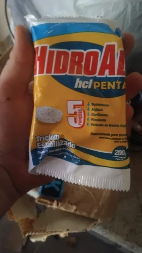Kit Com 10 Pastilhas De Cloro HidroAll Hcl Penta 200g Tricloro Estabilizado 5 Em 1