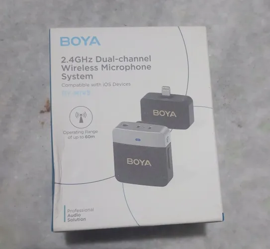 Microfone de Lapela Boya By-M1V5