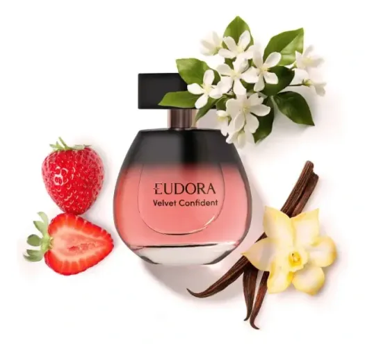 Colônia Eudora Velvet Confident 100ml, Feminino.