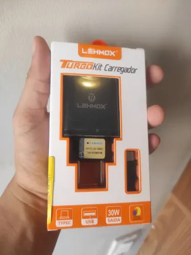 Kit carregador Turbo tipo C 33w. com entrega grátis!
