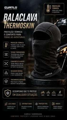 Balaclava Curtlo ThermoSkin ? M