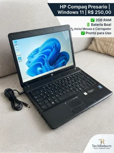 Notebook HP 2GB RAM com windows 11