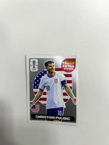 Figurinha Extra Legend Copa 2026 - Pulisic Prata