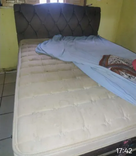 Cama casal + colchão + cabeceira