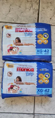 Fraldas descartáveis diversas 