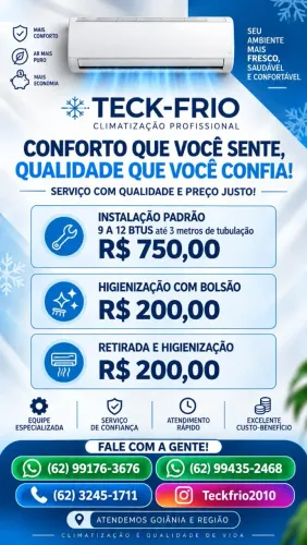 Teck frio climatização de ar-condicionado