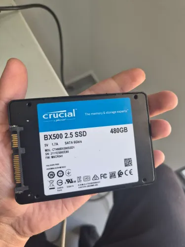 SSD SATA CRUCIAL 480 GB