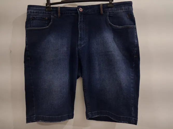 Bermuda jeans Dudalina feminina n.50 com stretch