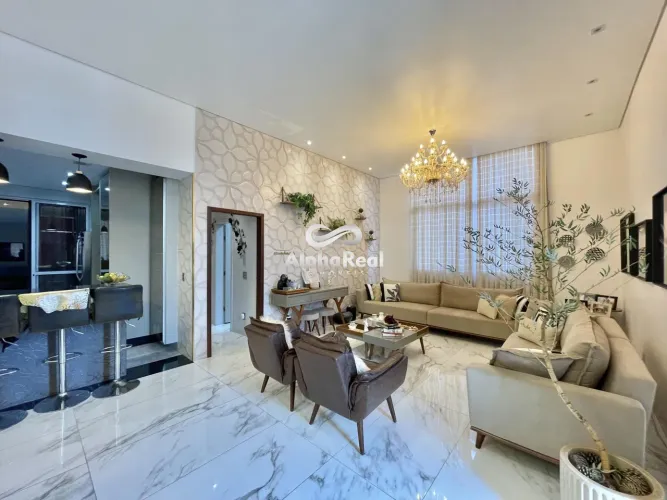 2.790.000,00 Casa linear, diferenciada, 4 quartos 648,67m² - Alphaville Nova
