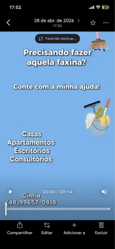 Serviço de faxina 