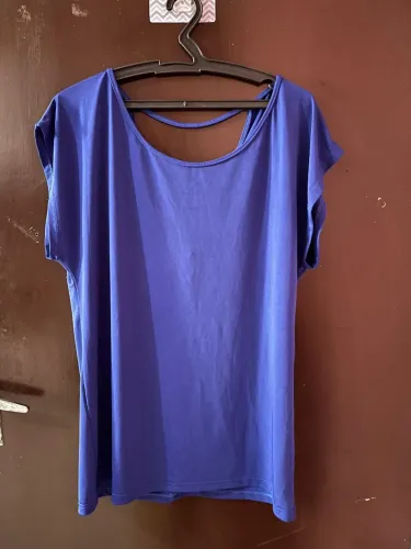Blusa azul tam G
