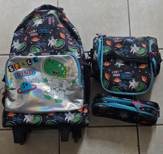 Mochila de Rodinha Dinossauro