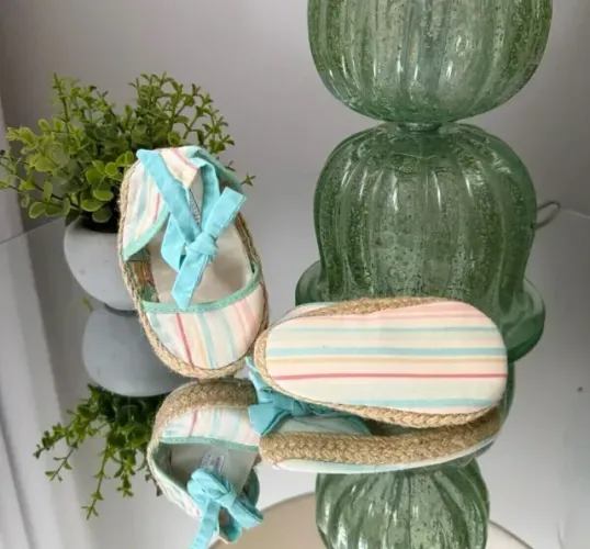 Espadrilha Janie &Jack - Tamanho 3 - Brasil 17-18