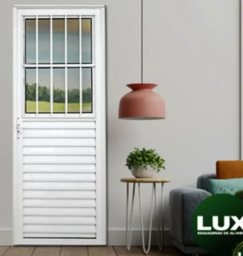 Porta de A.L.U.M.Í.N.I.O Branco (Novo) Promoção