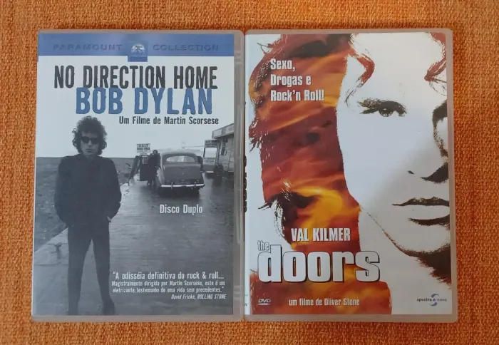 DVD Filme The Doors e Bob Dylan