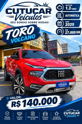 Fiat Toro Volcano 1.3 T270 4X2 Flex AUT 2025