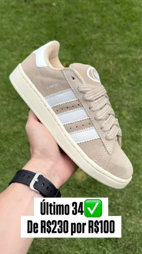 Tênis Adidas Campus 00s Bege Novo