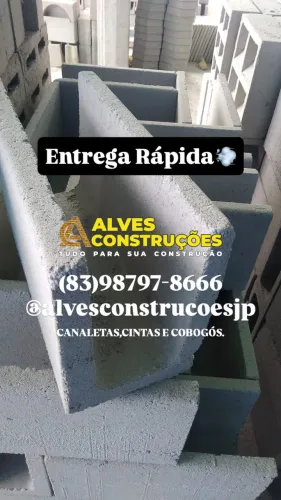 Cobogós,Uzão,Uzinho,Canaletas,Cintas,etc.