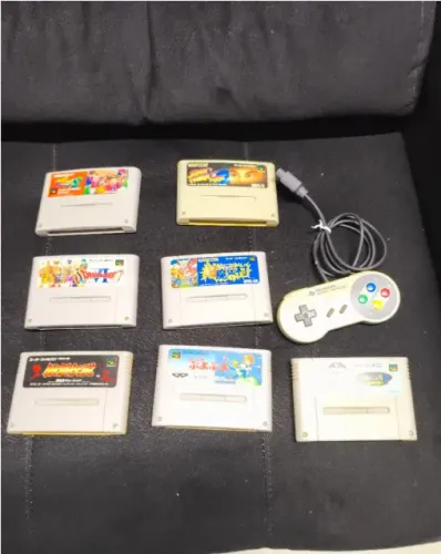 Lote de jogos + controle