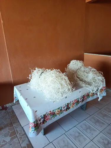 Vendo par de rede de trave para campo de futebol