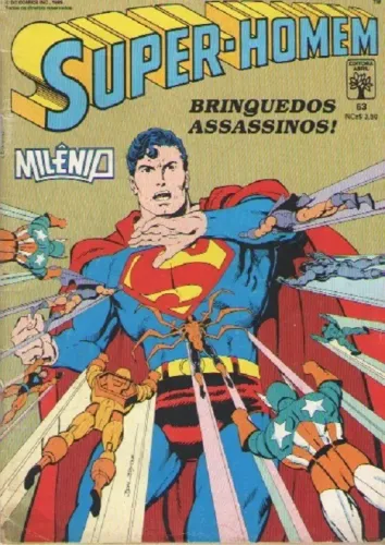 Revista em Quadrinhos Super-Homem Ed. 63 - 1989 - 84pg - Abril-DC