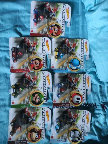 Hotwheels Mario kart 7 carrinhos, vendo separado