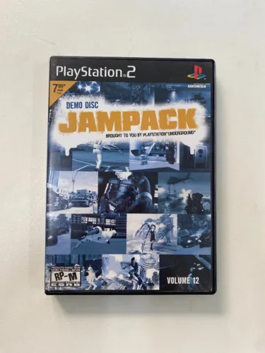JOGO DEMO DISC JAMPACK BROUGHT TO YOU BY PLAYSTATION UNDERGROUND VOLUME 12 SEMINOVO - PS2