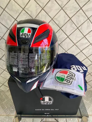 Capacete agv novo k1