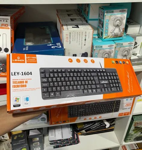 Teclado com fio 1 metro 