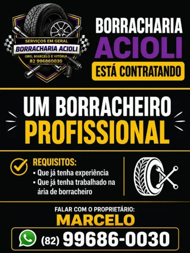 Vaga para borracheiro