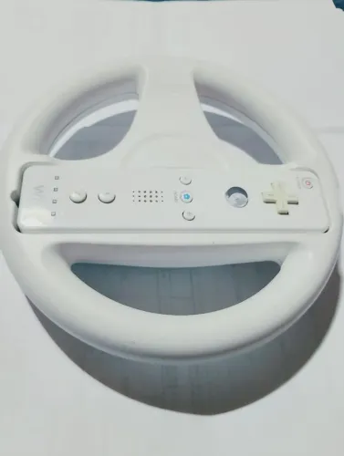Wii remote com volante original excelente estado