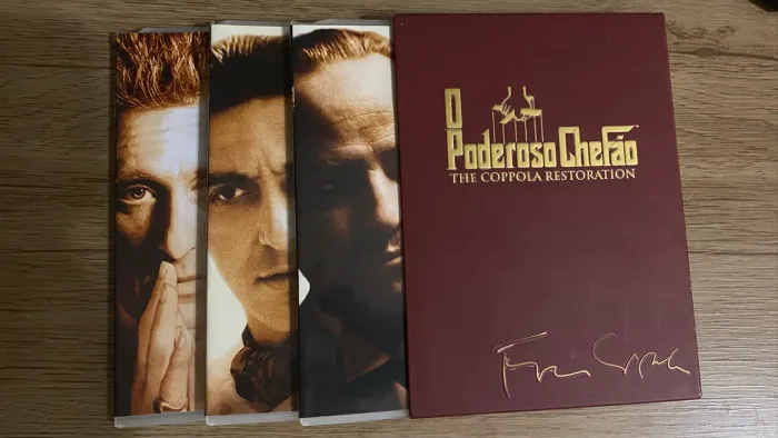 Box dvd filme o poderoso chefão