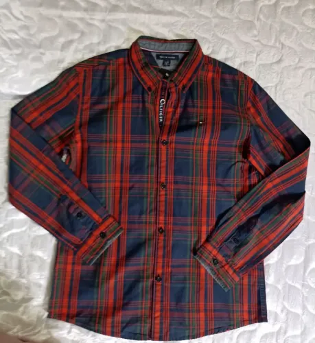 Camisa Tommy Hilfiger infantil Tam 12/14 anos