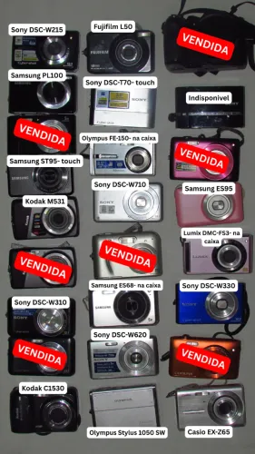Cameras digitais funcionando (LEIA A DESCRIÇÃO)