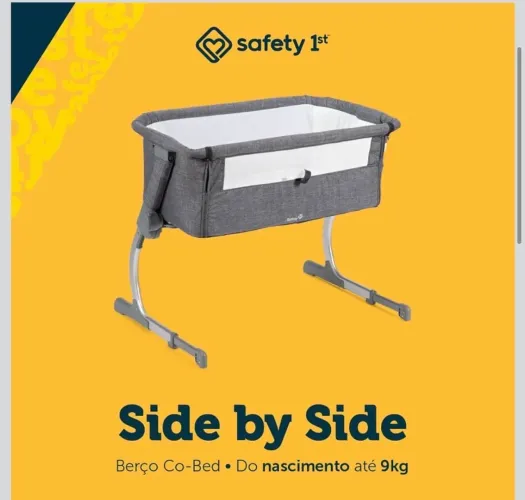safety 1st, berço side by side em ótimo estado