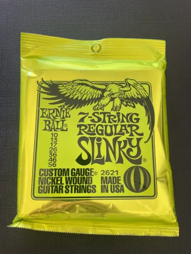 Set Corda 010 para Guitarra 7 Cordas - ERNIE BALL