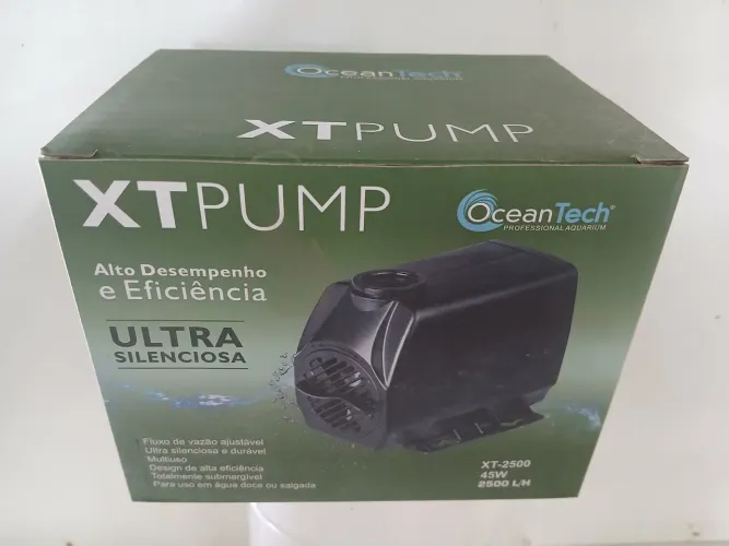 Bomba Submersa OceanTech XT-2500 NOVA - 2500 L/h - 45W | Para Aquários, Lagos e Fontes