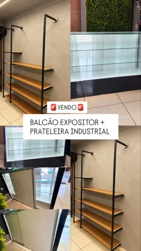 Balcão e Prateleira industrial