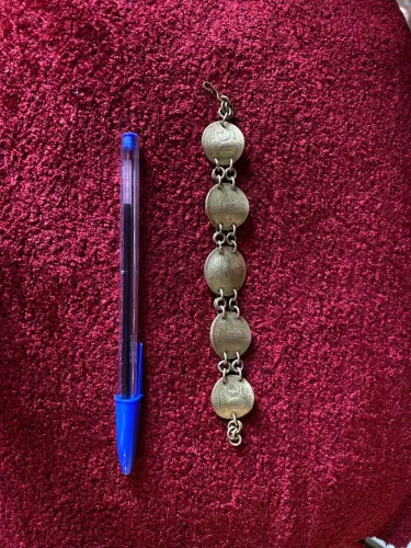 Antiga pulseira de moedas (ref:245)